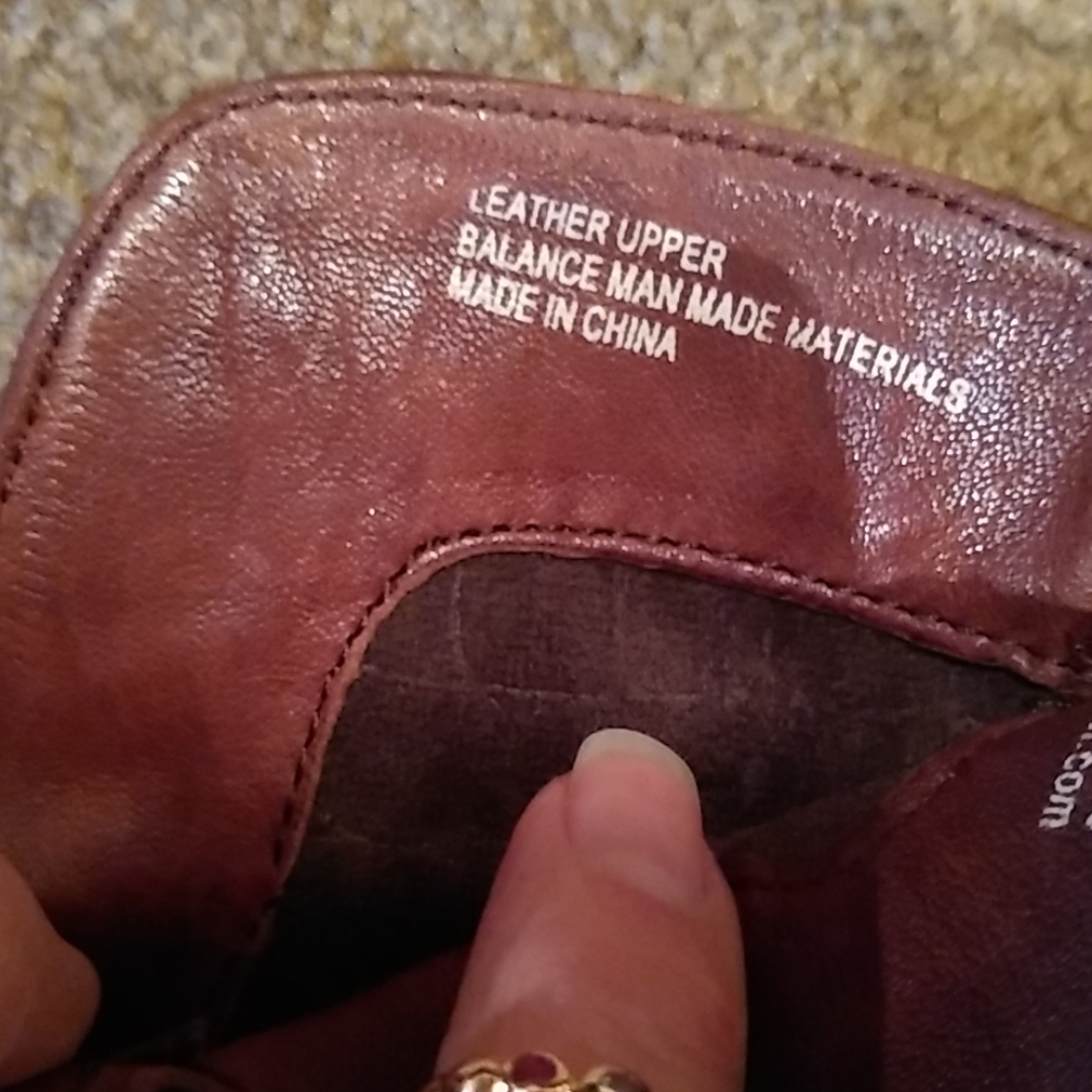 🌞🏷️ heavy leather boots by born crown size 8 - Picture 3 of 7